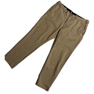 Ralph Lauren Men Pants Beige Chino Polo Golf Stretch Cotton Spandex 42x30 *Read*